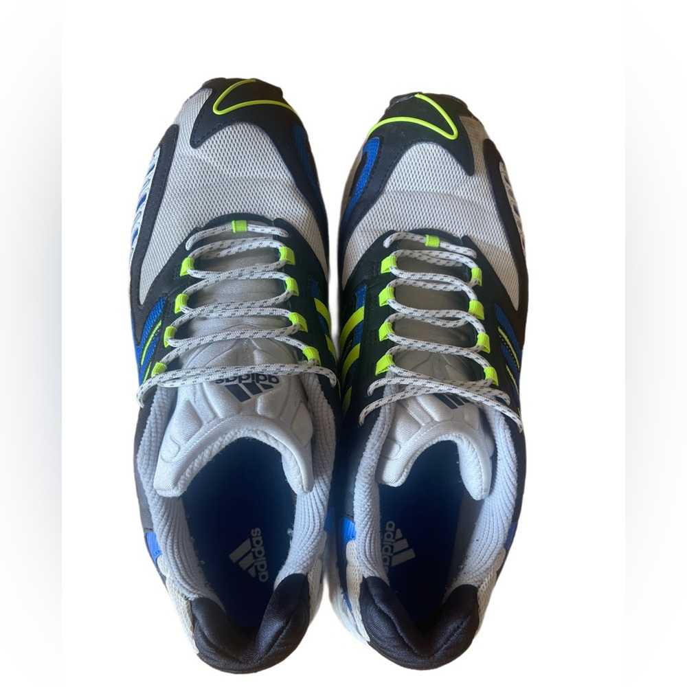 Adidas Consortium Torsion TRDC Blue and White Athletic Shoes Men’s size 10.5 - Picture 5 of 8